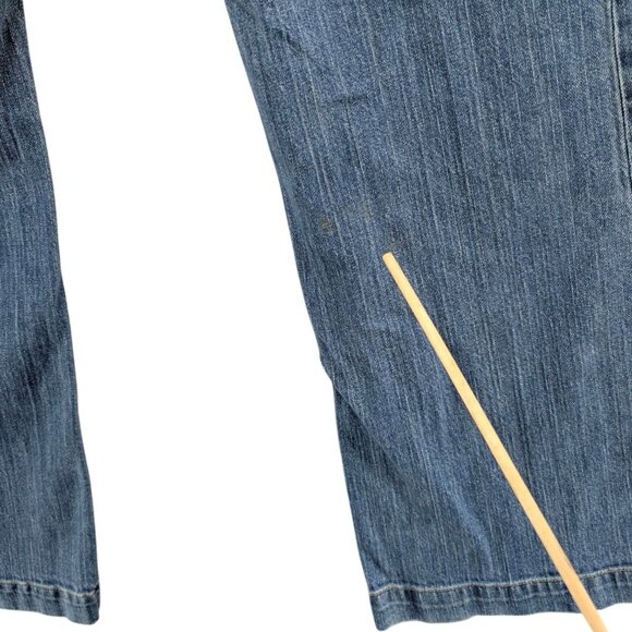 GAP Long and Lean Bootcut Jeans Womens Blue Stretch Denim Size 16 - Picture 11 of 11